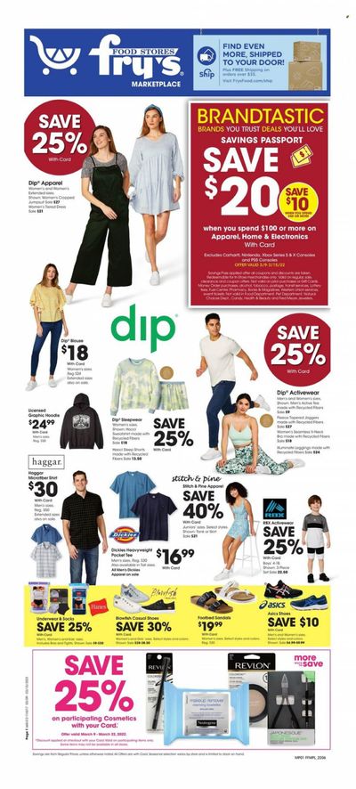 Fry’s (AZ) Weekly Ad Flyer March 8 to March 15