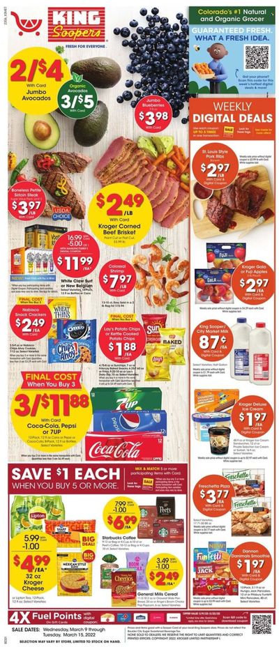 King Soopers (CO) Weekly Ad Flyer March 8 to March 15