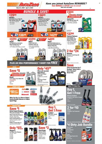 Autozone Weekly Ad Flyer March 8 to March 15