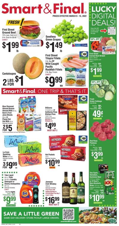 Smart & Final (AZ, CA) Weekly Ad Flyer March 8 to March 15