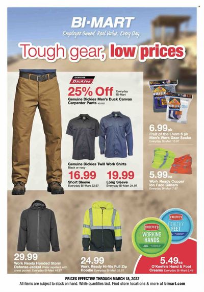 Bi-Mart (ID, OR, WA) Weekly Ad Flyer March 8 to March 15