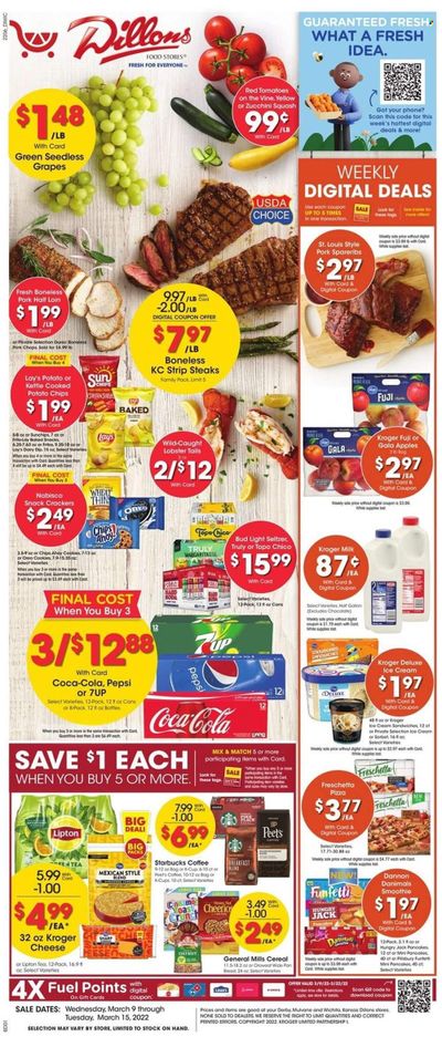 Dillons (KS) Weekly Ad Flyer March 8 to March 15
