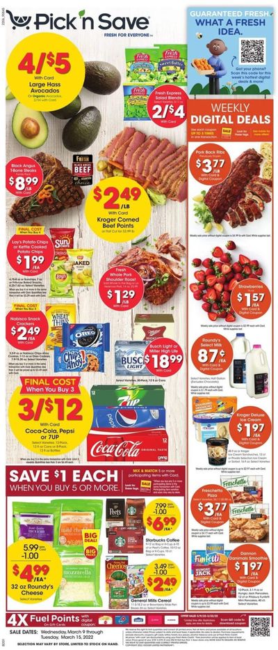 Pick ‘n Save (WI) Weekly Ad Flyer March 8 to March 15