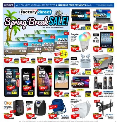 Factory Direct Flyer March 9 to 15