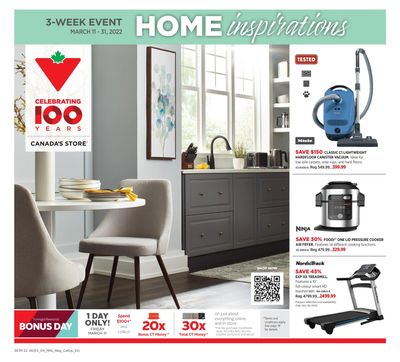 Canadian Tire Home Inspirations Flyer March 11 to 31