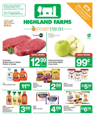 Highland Farms Flyer March 10 to 16