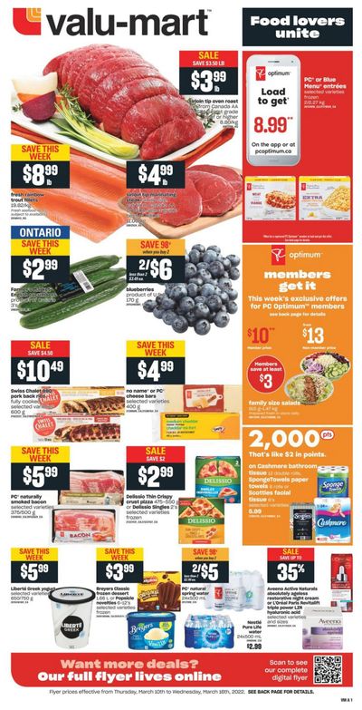 Valu-mart Flyer March 10 to 16
