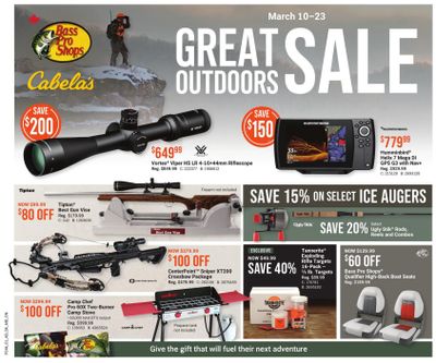Bass Pro Shops Flyer March 10 to 23