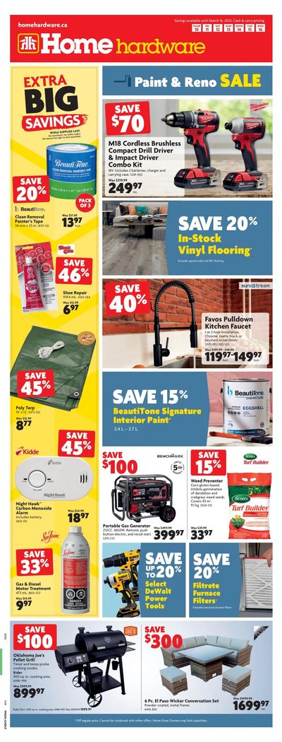 Home Hardware (BC) Flyer March 10 to 16
