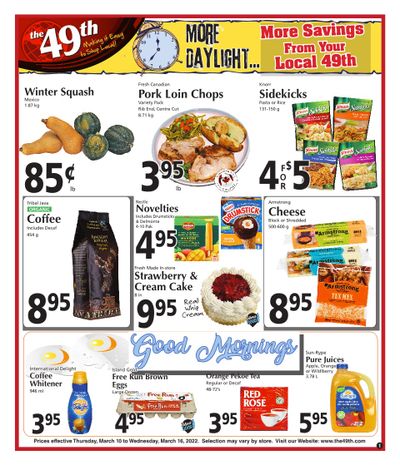 The 49th Parallel Grocery Flyer March 10 to 16