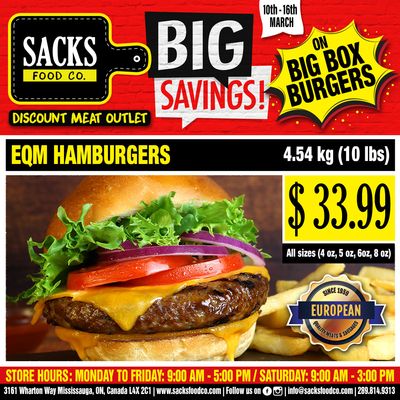 Sacks Food Co. Flyer March 10 to 16