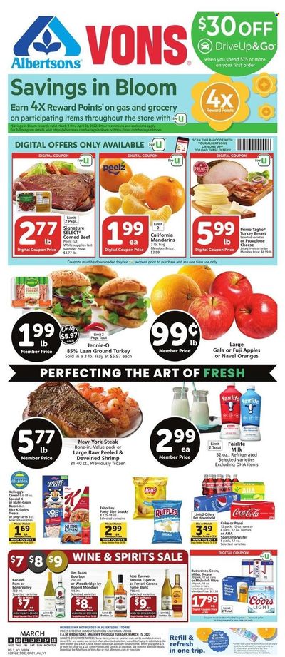 Vons (CA) Weekly Ad Flyer March 10 to March 17
