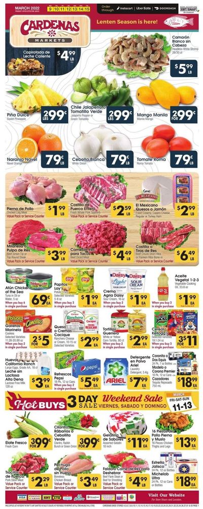 Cardenas (CA, NV) Weekly Ad Flyer March 10 to March 17