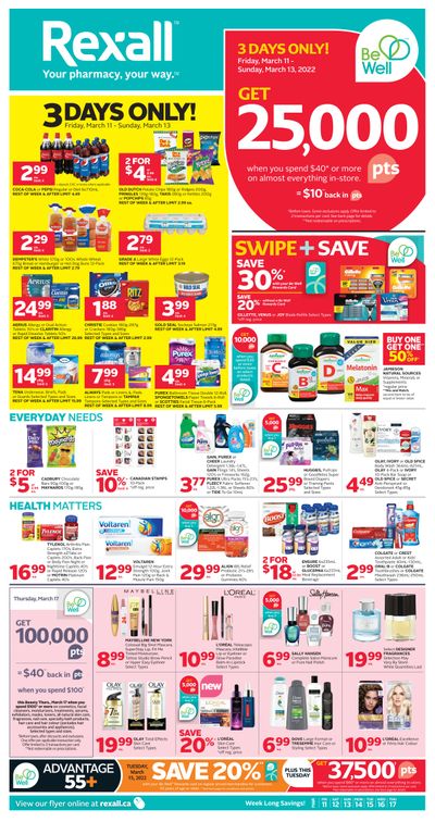 Rexall (AB) Flyer March 11 to 17