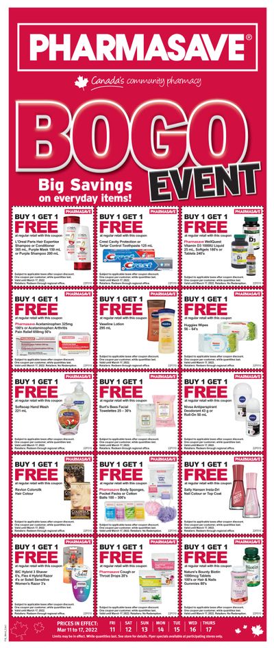 Pharmasave (ON) Flyer March 11 to 17