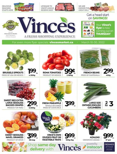 Vince's Market Flyer March 10 to 30