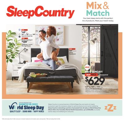 Sleep Country Flyer March 11 to 13