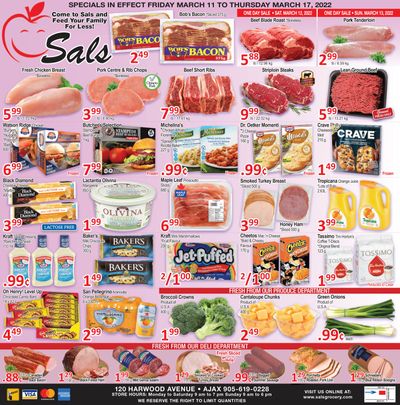 Sal's Grocery Flyer March 11 to 17