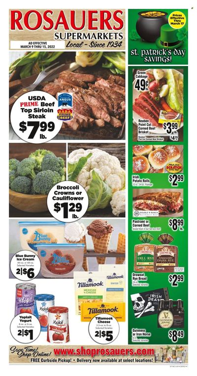 Rosauers (ID, MT, OR, WA) Weekly Ad Flyer March 10 to March 17