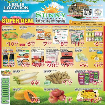 Sunny Supermarket (Leslie) Flyer March 11 to 17