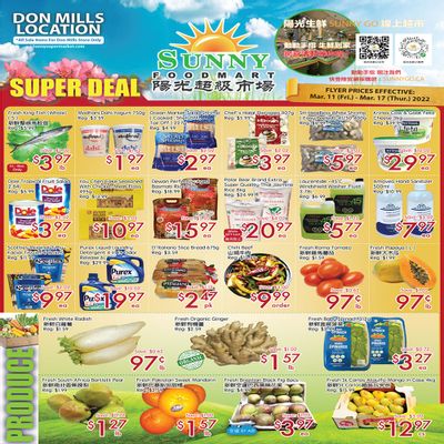 Sunny Foodmart (Don Mills) Flyer March 11 to 17
