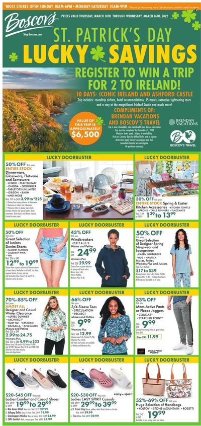 Boscov's (CT, DE, MD, NJ, NY, PA) Weekly Ad Flyer March 10 to March 17