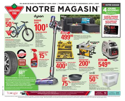 Canadian Tire (QC) Flyer March 26 to April 1