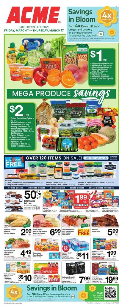ACME (DE, NJ, NY, PA) Weekly Ad Flyer March 10 to March 17