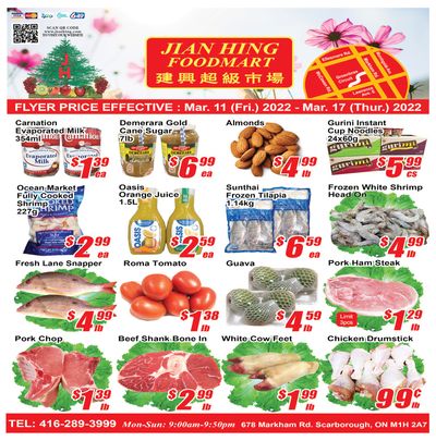 Jian Hing Foodmart (Scarborough) Flyer March 11 to 17