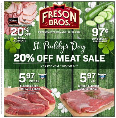 Freson Bros. Flyer March 11 to 17