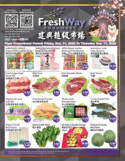 FreshWay Foodmart Flyer March 11 to 17