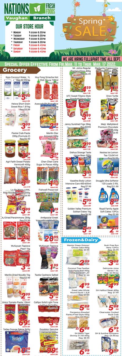 Nations Fresh Foods (Vaughan) Flyer March 11 to 17