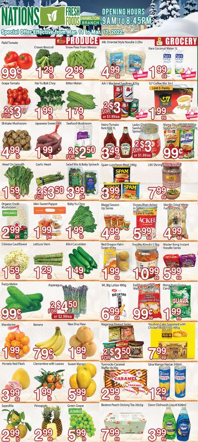 Nations Fresh Foods (Hamilton) Flyer March 11 to 17
