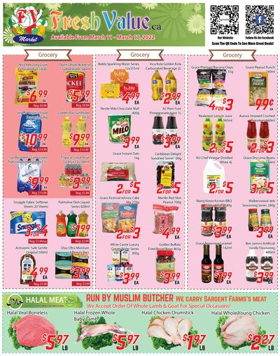 Fresh Value Flyer March 11 to 17