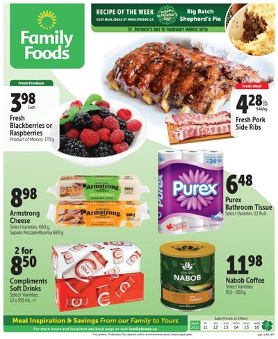 Family Foods Flyer March 11 to 17