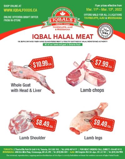 Iqbal Foods Flyer March 11 to 13
