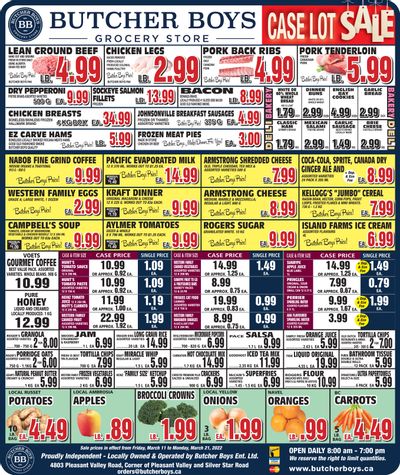 Butcher Boys Grocery Store Flyer March 11 to 21