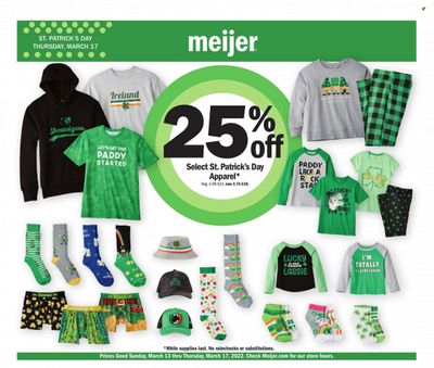 Meijer (IL, IN, KY, MI, OH, WI) Weekly Ad Flyer March 11 to March 18