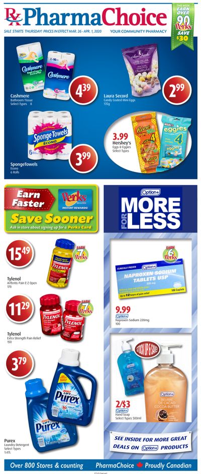 PharmaChoice (ON & Atlantic) Flyer March 26 to April 1