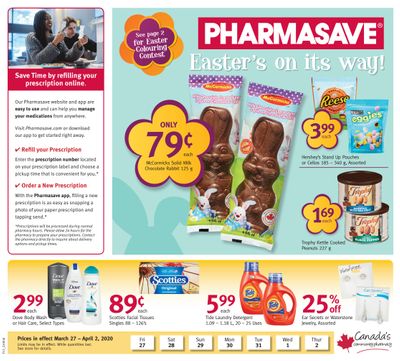 Pharmasave (SK & MB) Flyer March 27 to April 2