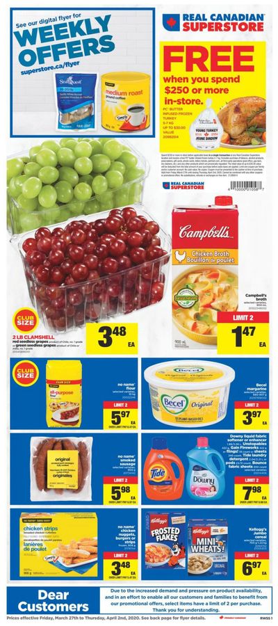Real Canadian Superstore (West) Flyer March 27 to April 2