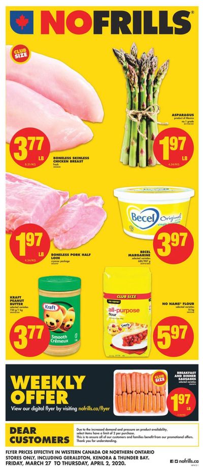 No Frills (West) Flyer March 27 to April 2