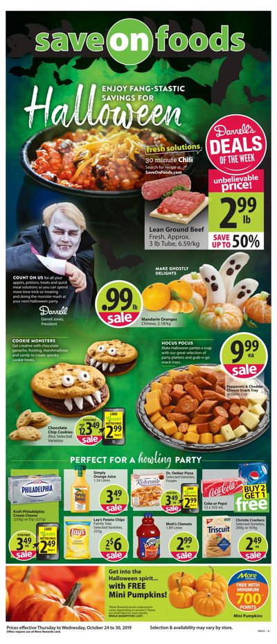 Save on Foods (BC) Flyer October 24 to 30