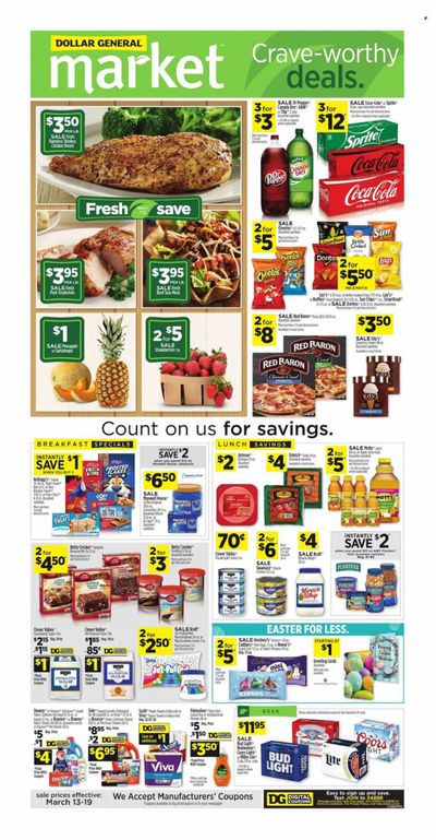 Dollar General (AL, GA, KY, LA, TN) Weekly Ad Flyer March 14 to March 21