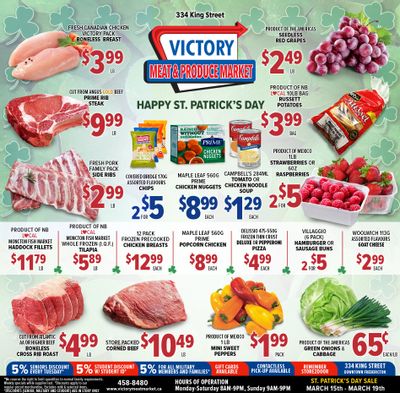 Victory Meat Market Flyer March 15 to 19