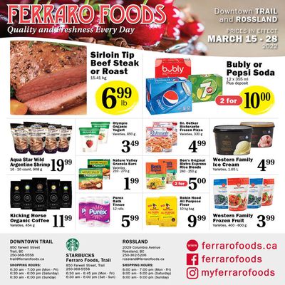 Ferraro Foods Flyer March 15 to 28