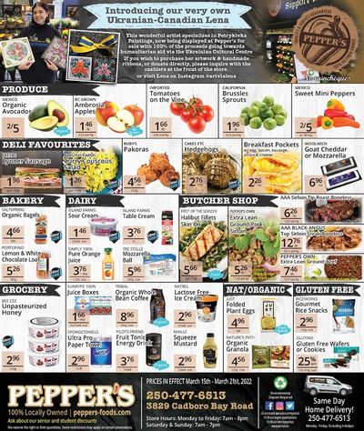 Pepper's Foods Flyer March 15 to 21