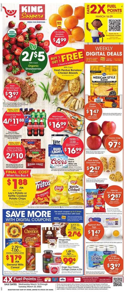 King Soopers (CO) Weekly Ad Flyer March 15 to March 22