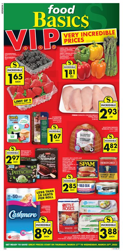 Food Basics Flyer March 17 to 23