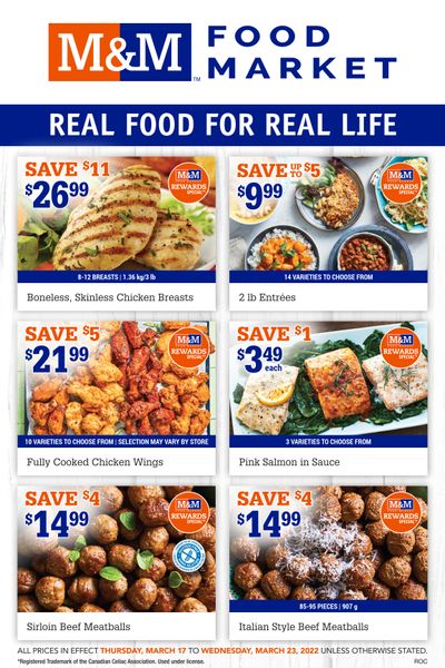 M&M Food Market (West) Flyer March 17 to 23